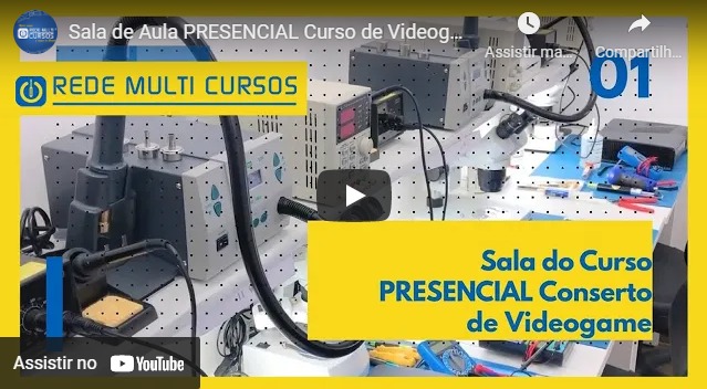 Curso de Celular, Notebook, Videogame, TV, Patinete